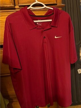 Nike Men’s Red Dri-FIT Polo Shirt 3X